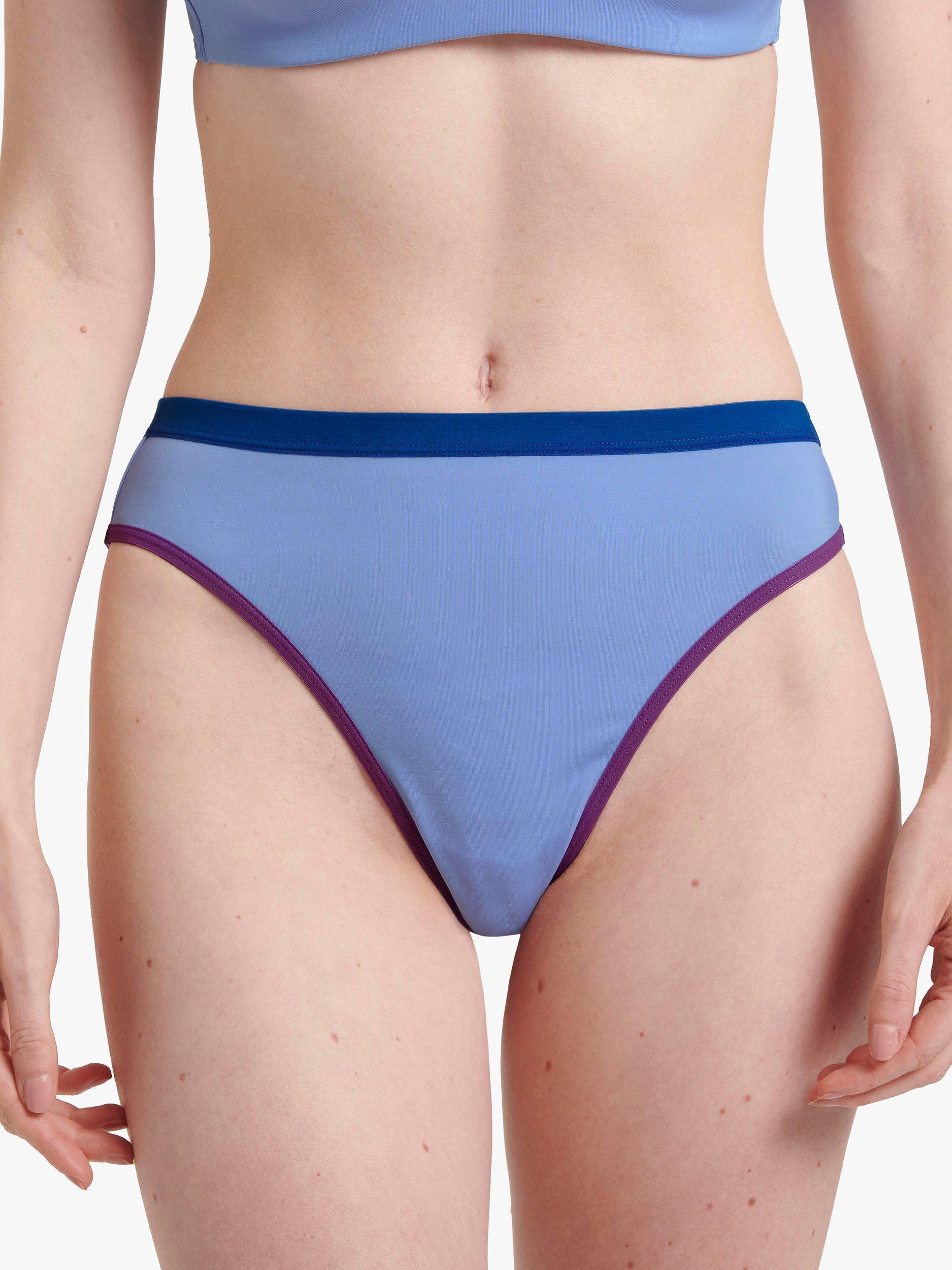 Product image 1 of 6, which shows sloggi Shore Marina Grande Ultra High Leg Swim Bottoms, Riviera, M