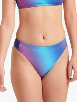 sloggi Shore Fornillo Reversible Bikini Bottoms, Turquoise/Purple