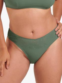 sloggi Shore Arienzo Ultra High Leg Swim Bottoms, Urban Green - view 2, Urban Green
