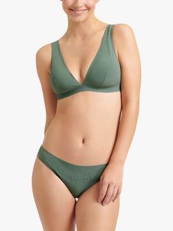 sloggi Shore Arienzo Triangle Bikini Top, Urban Green - view 2, Urban Green