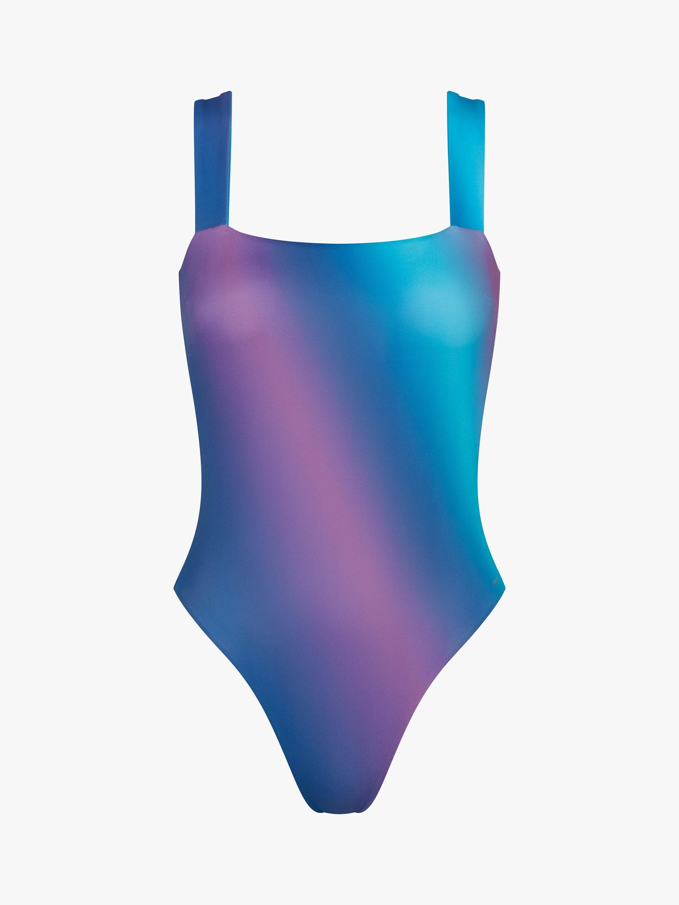 sloggi Shore Fornillo Reversible Swimsuit, Turquoise/Purple, XS