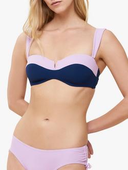 Triumph Summer Glow Bandeau Bikini Top, Sweet Crocus - view 2, Sweet Crocus