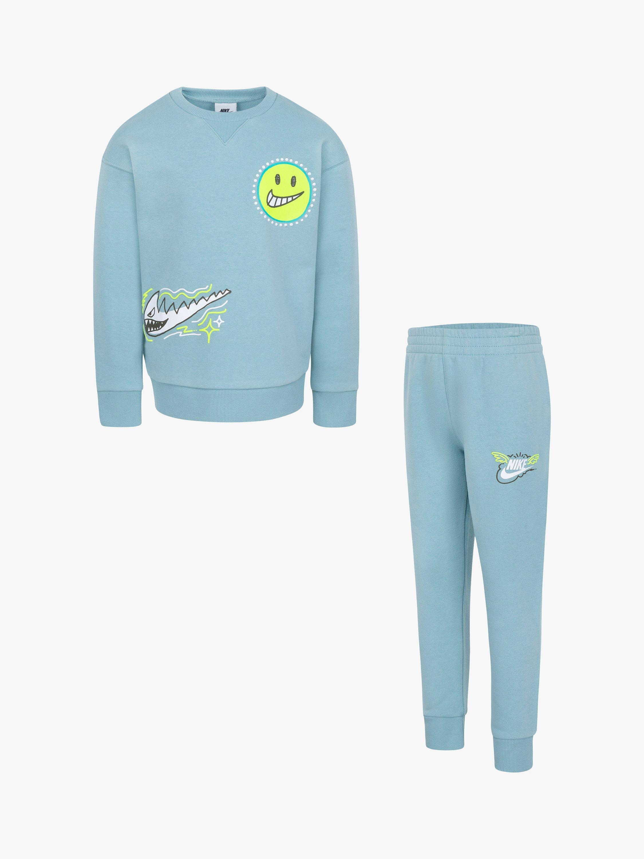 Nike Kids' Play Sweatshirt and Joggers Set, Mineral