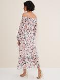 Phase Eight Vicky Off Shoulder Floral Midi Dress, Multi