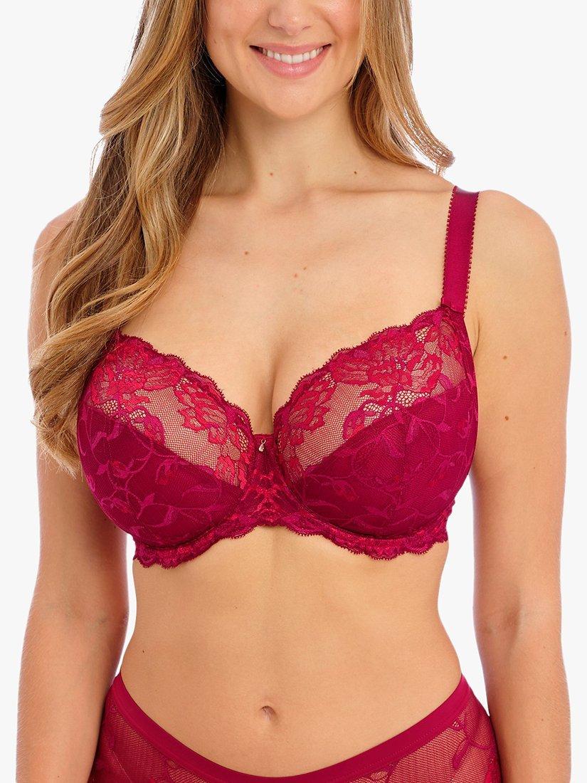 Fantasie Aubree Underwired Side Support Bra, Rouge