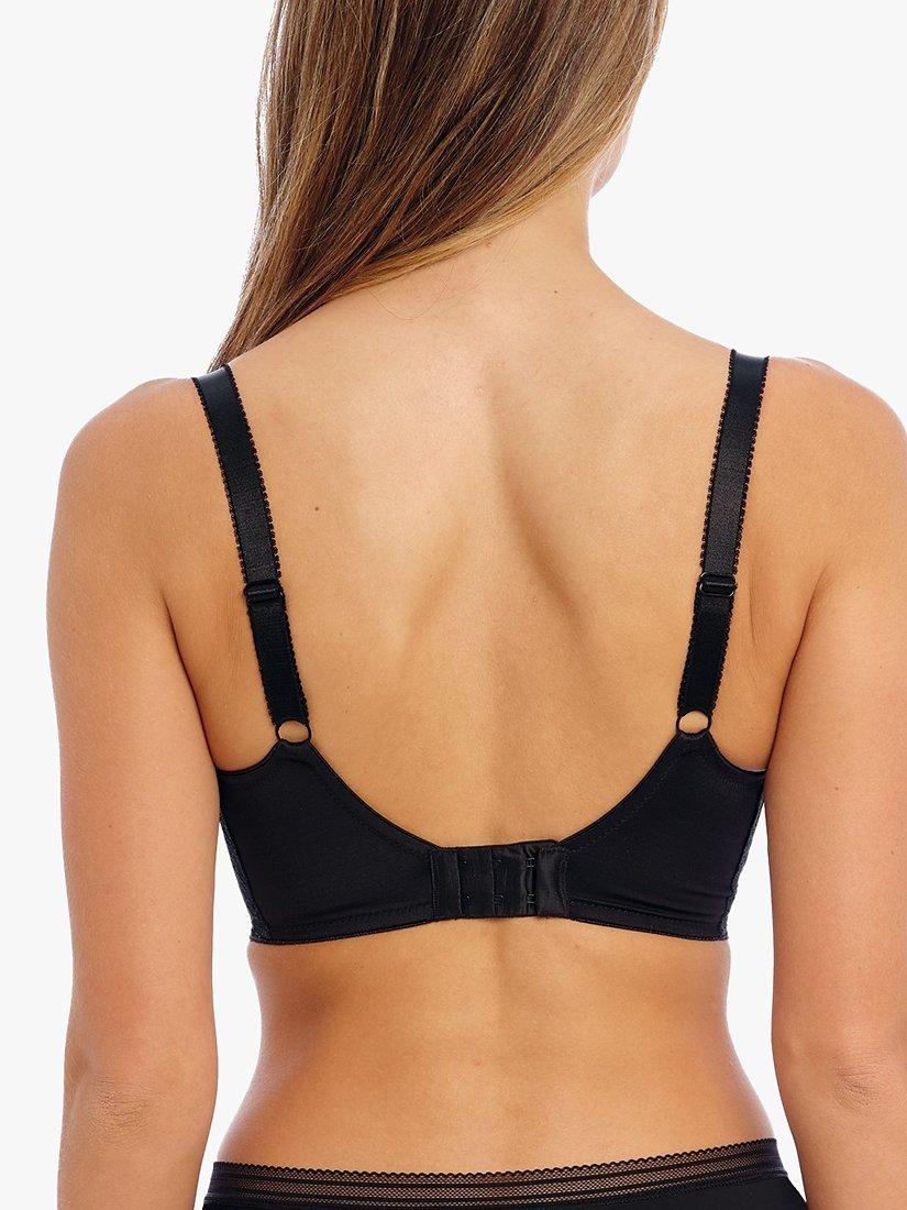Product image 2 of 5, which shows Fantasie Fusion Lace Bra, Black, 30E