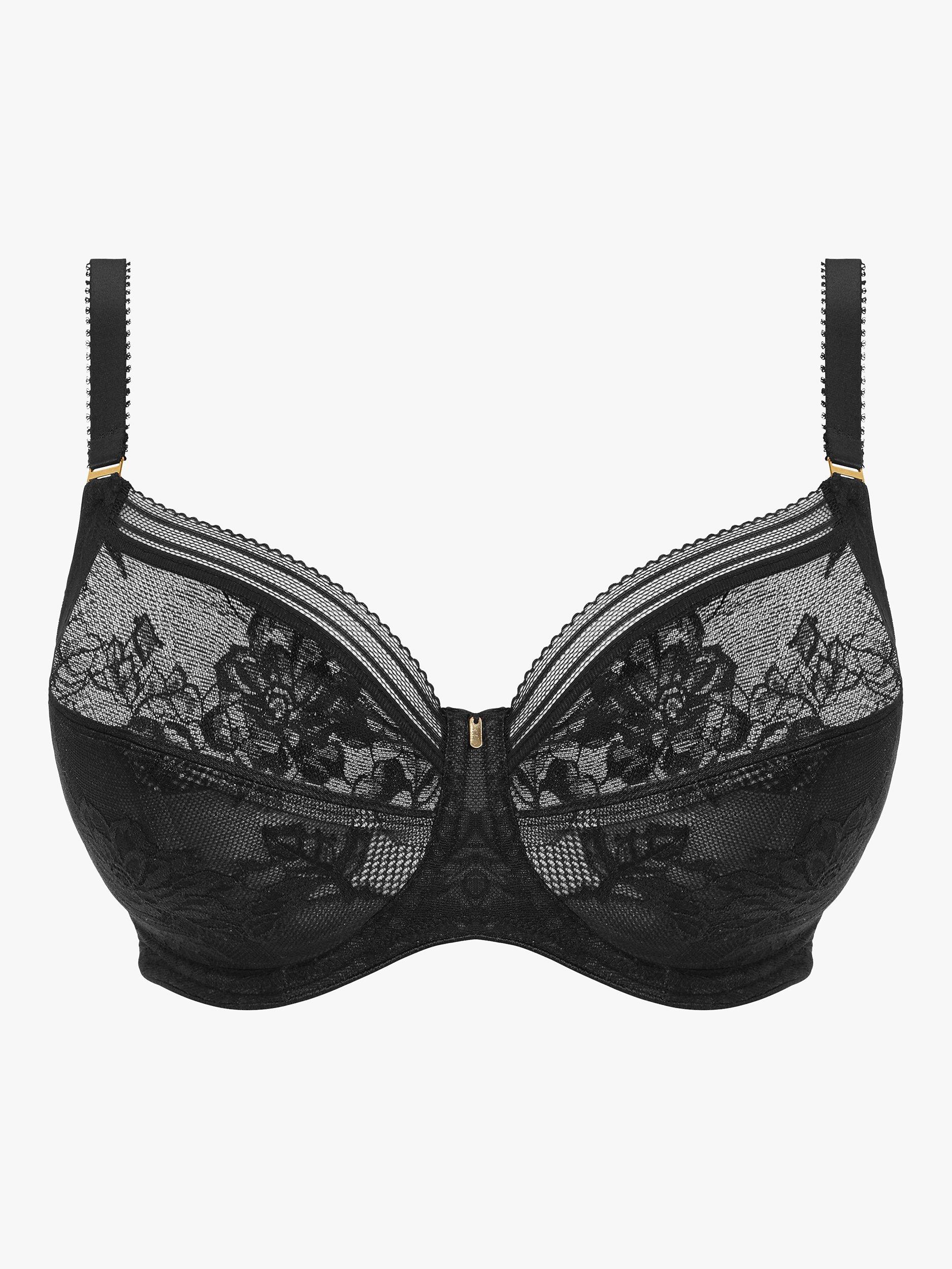 Product image 5 of 5, which shows Fantasie Fusion Lace Bra, Black, 30E