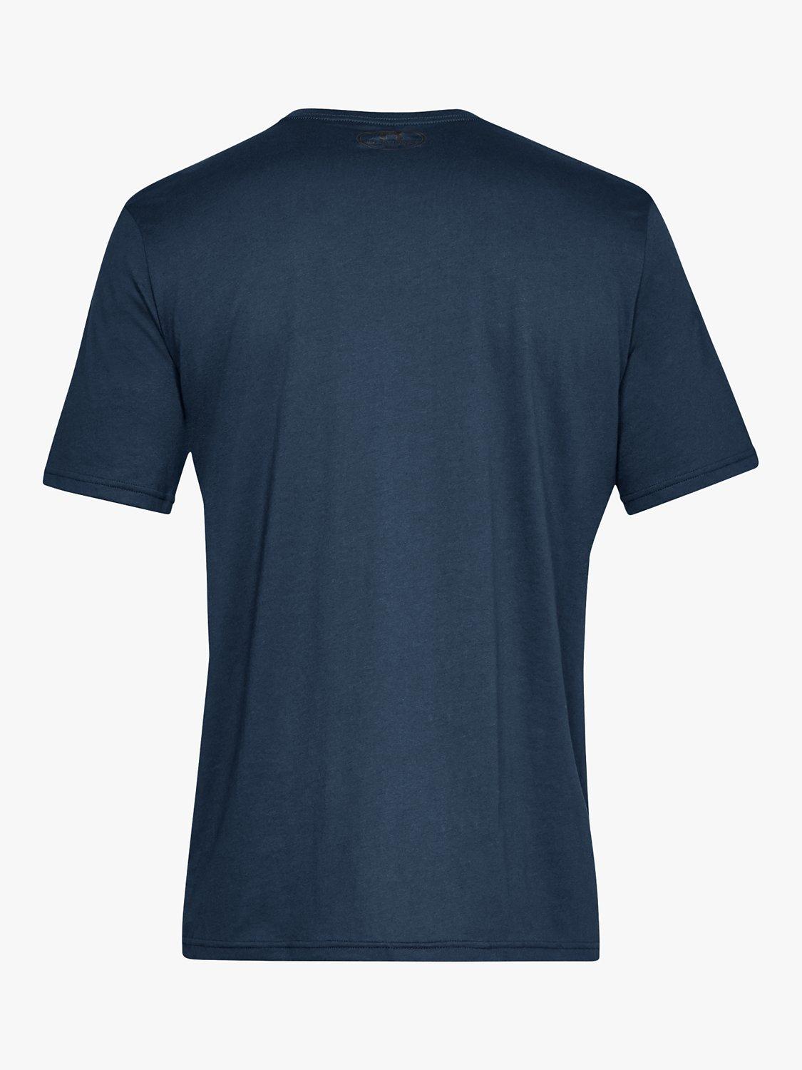 Product image 5 of 6, which shows Under Armour Sportstyle Left Chest Short Sleeve T-Shirt, Academy/Black, S