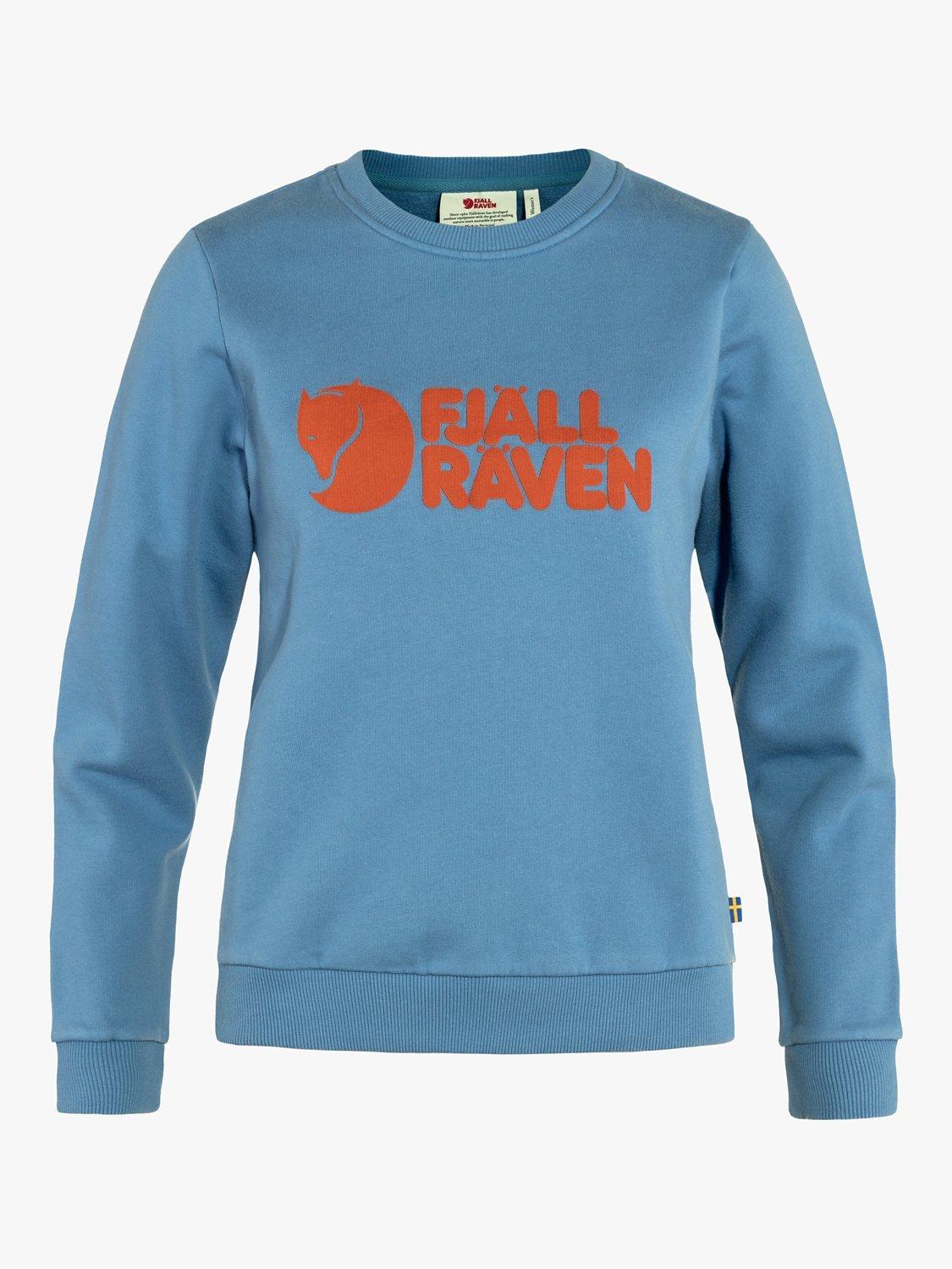Fjällräven Logo Cotton Sweatshirt, Dawn Blue