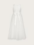 Monsoon Kids' Odette Alice Tulle Maxi Dress, Ivory