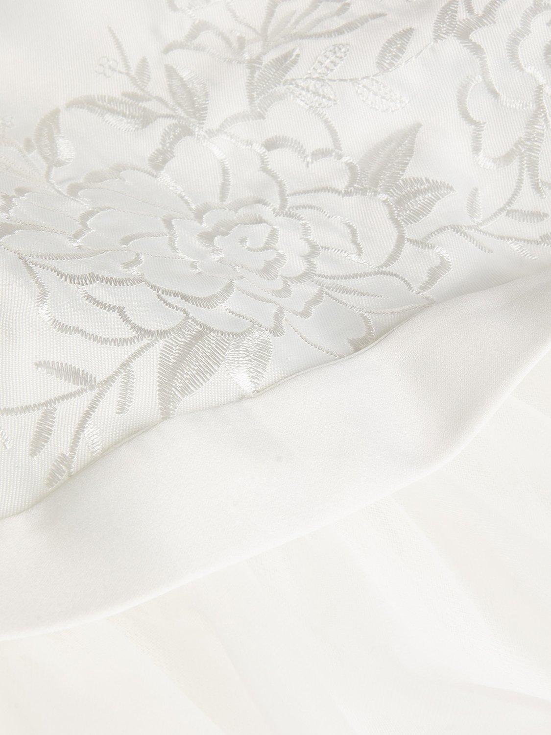 Product image 3 of 3, which shows Monsoon Kids' Odette Alice Tulle Maxi Dress, Ivory, 7 years