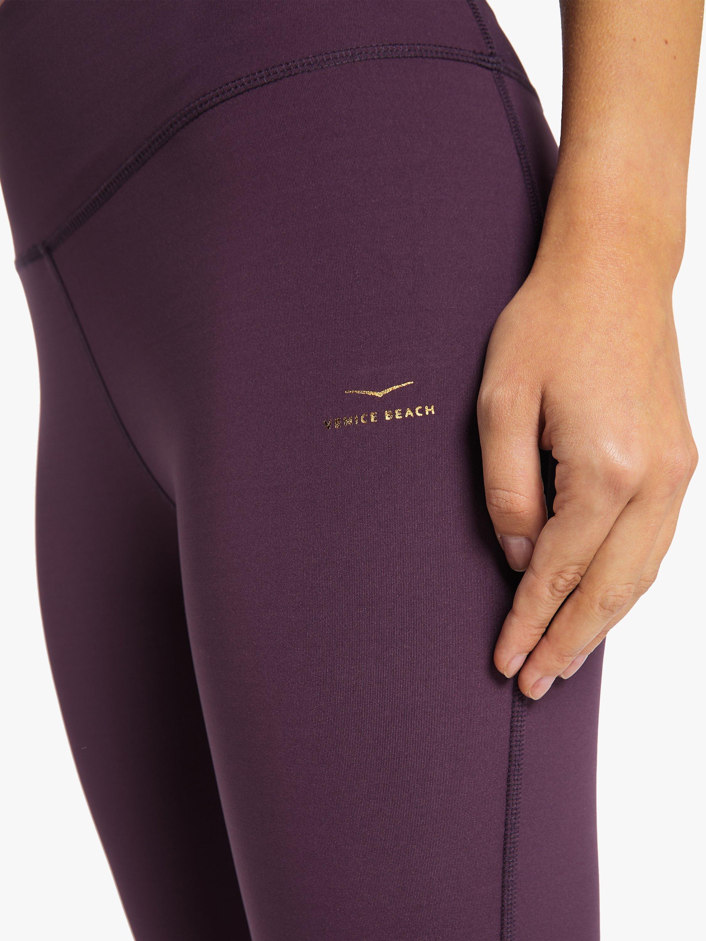 Product image 6 of 7, which shows Venice Beach Saba Gym Leggings, Deep Rock, XS