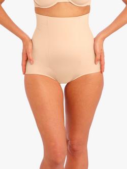 Wacoal Ines Secret High Waist Slimming Brief Knickers, Frappe