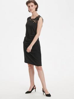 KAFFE India Sleeveless Cocktail Dress, Black, Black