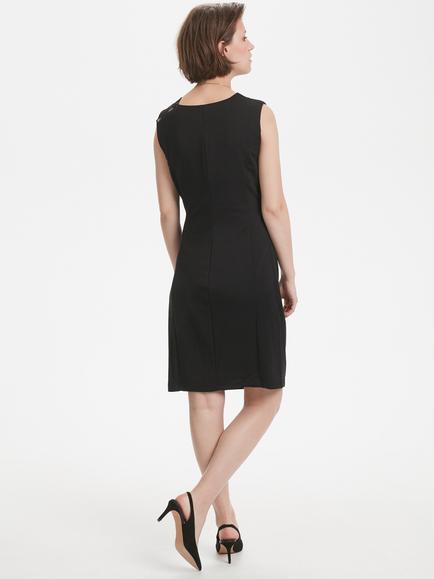 KAFFE India Sleeveless Cocktail Dress, Black - view 2, Black