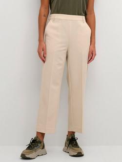 KAFFE Sakura Cropped Trousers - view 2, Antique White