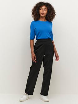KAFFE Sakura Slim Tailored Trousers, Black Deep
