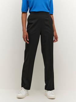 KAFFE Sakura Slim Tailored Trousers - view 2, Black Deep