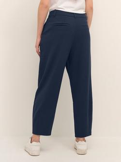 KAFFE Merle Cropped Suit Trousers - view 2, Midnight Marine