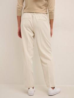 KAFFE Sakura Slim Tailored Trousers - view 2, Antique White