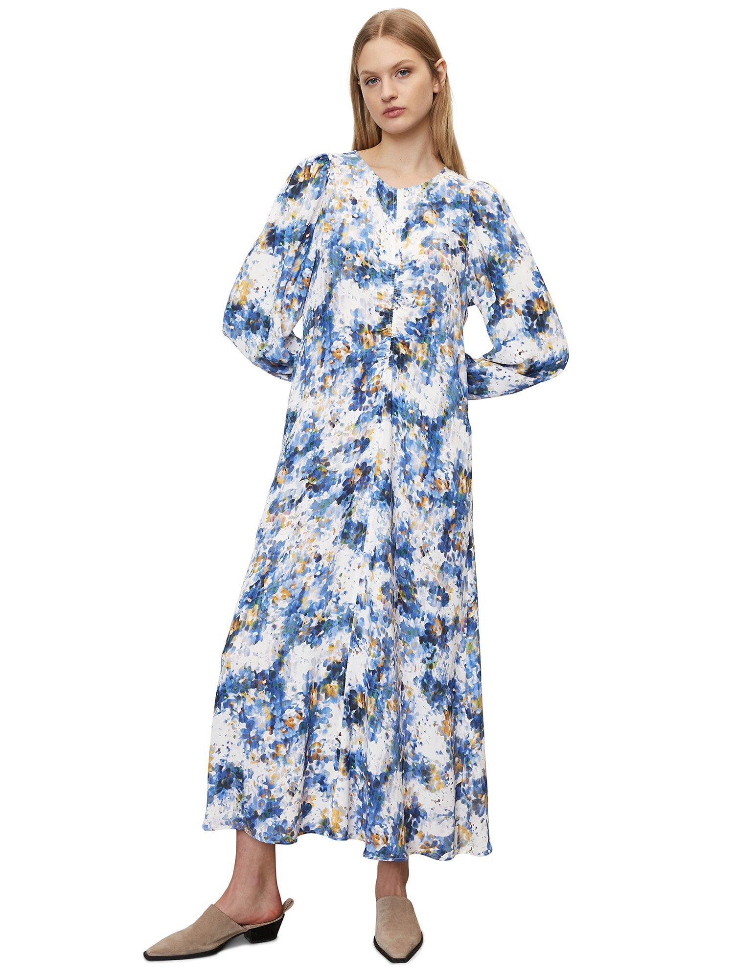 Marc O'Polo Floral Printed Midi Dress, Multi