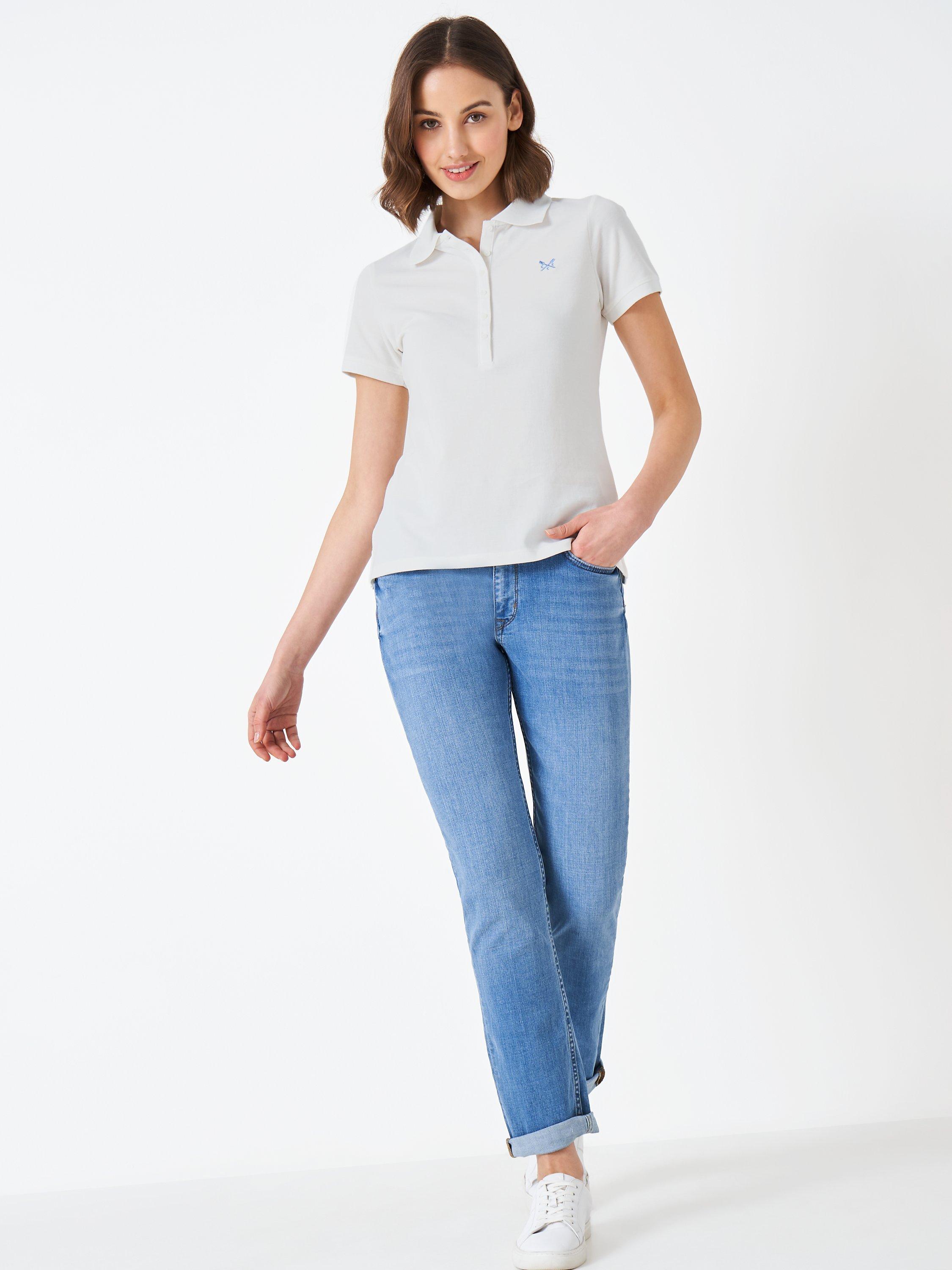 Crew Clothing Classic Polo Shirt, White