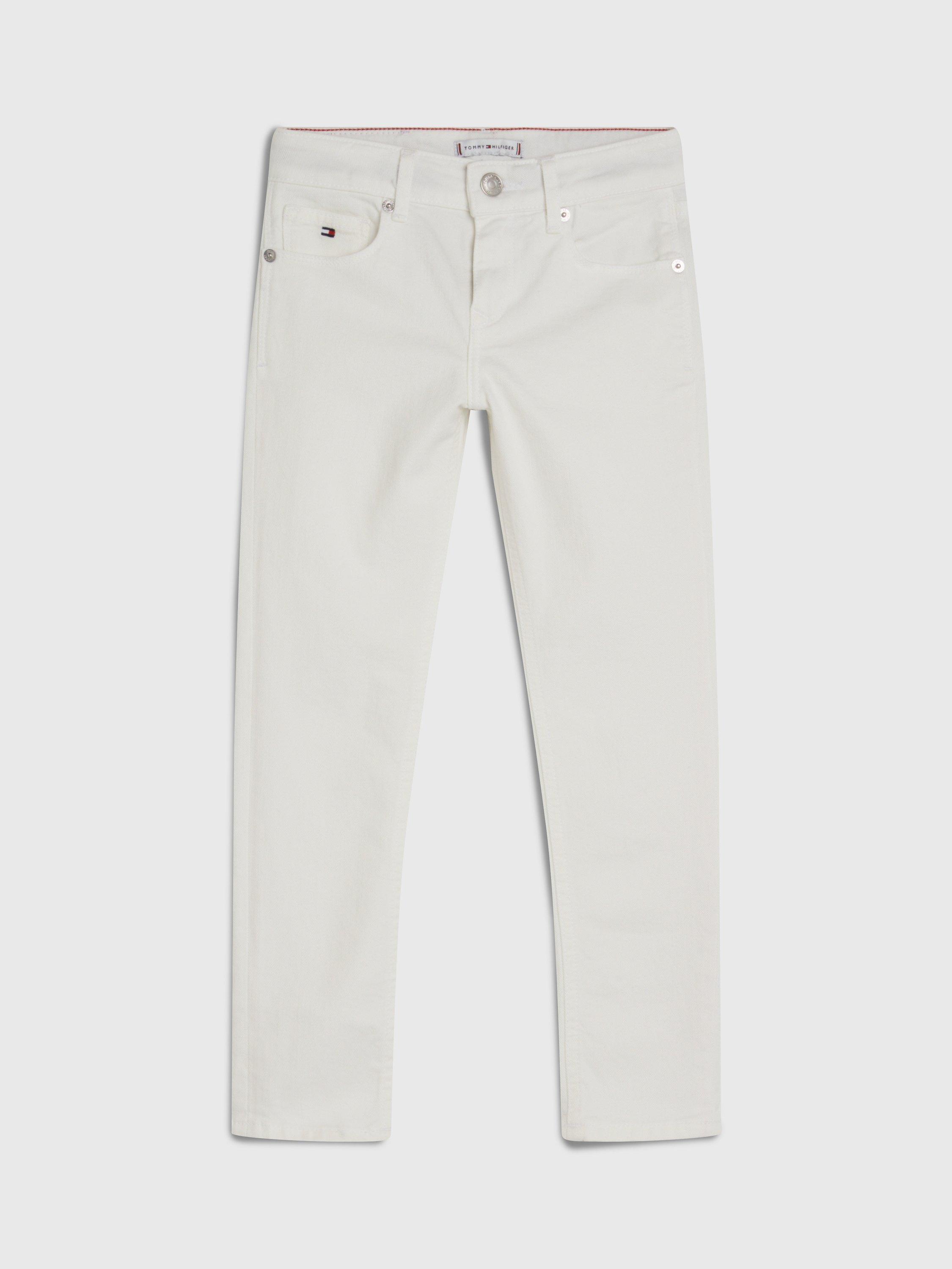 Tommy Hilfiger Kids' Nora Skinny Jeans, Sailwhite