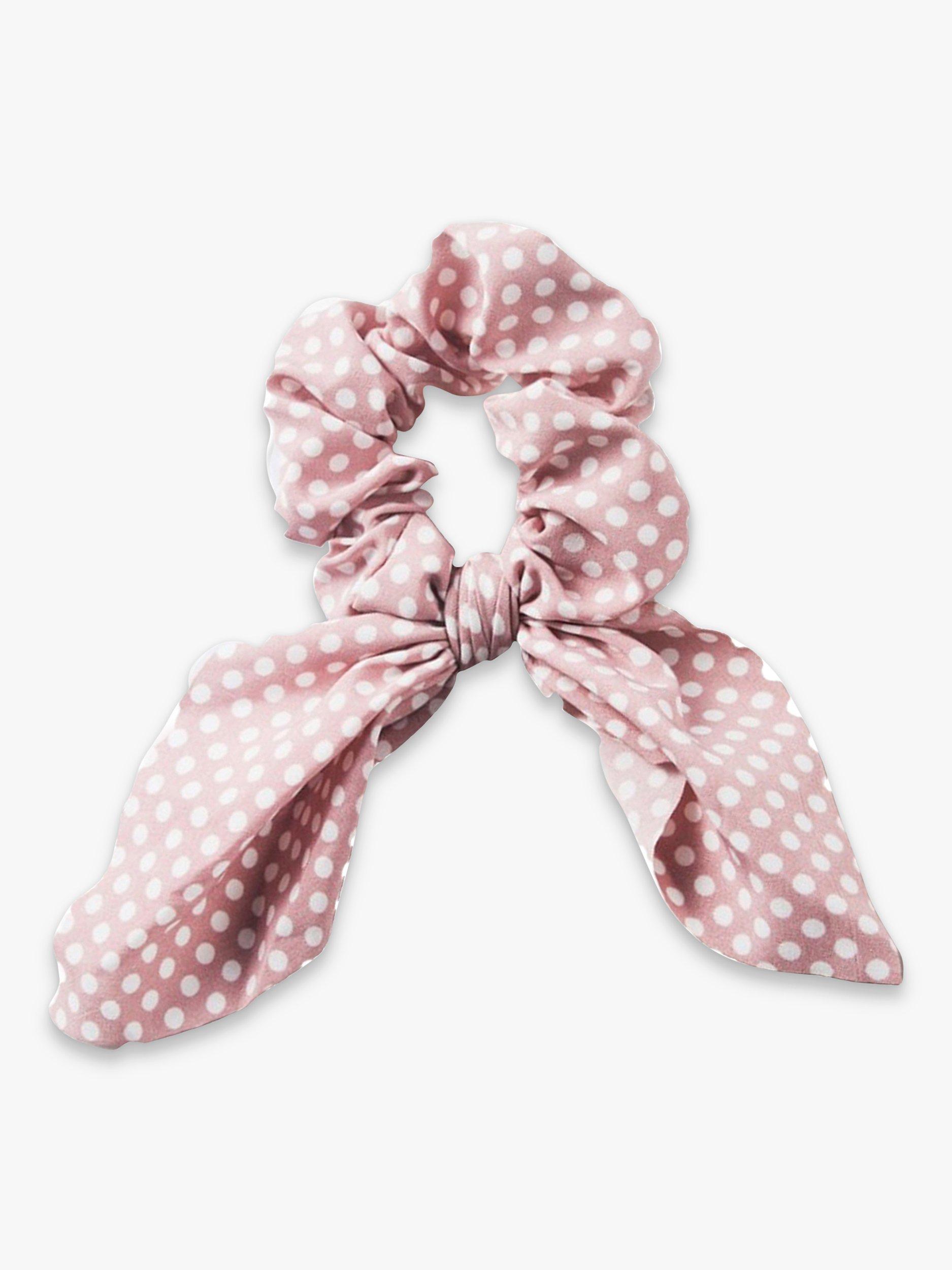 Product image 4 of 4, which shows HotSquash Polka Dot Scrunchies, Pack of 3, Multi