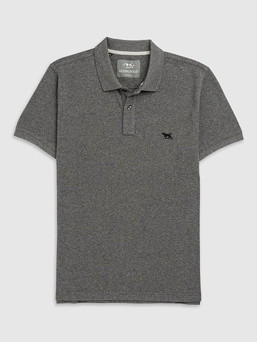Product image 4 of 5, which shows Rodd & Gunn The Gunn Cotton Slim Fit Short Sleeve Polo Shirt, Tungsten, XS