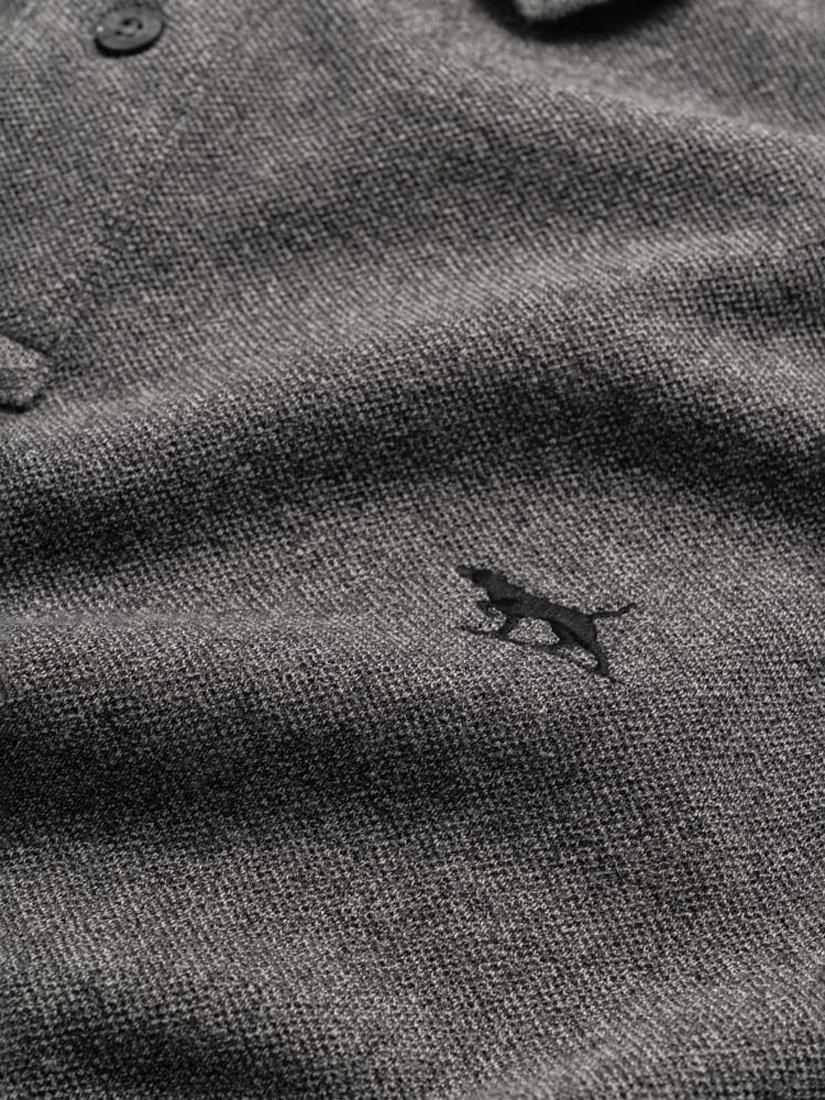 Product image 5 of 5, which shows Rodd & Gunn The Gunn Cotton Slim Fit Short Sleeve Polo Shirt, Tungsten, XS