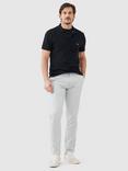 Rodd & Gunn The Gunn Cotton Slim Fit Short Sleeve Polo Shirt, Onyx