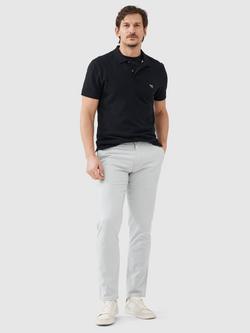 Rodd & Gunn The Gunn Cotton Slim Fit Short Sleeve Polo Shirt - view 2, Onyx