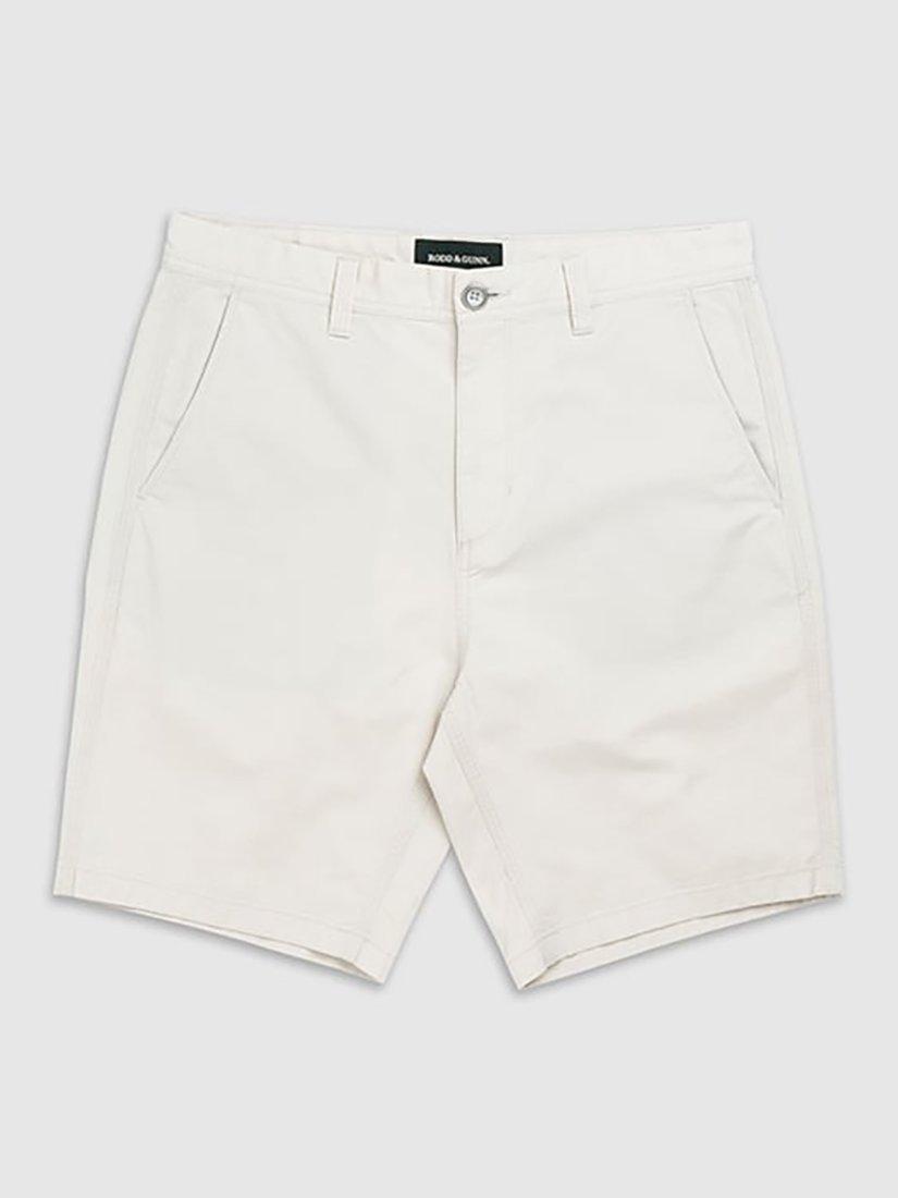 Product image 4 of 6, which shows Rodd & Gunn The Gunn Stretch Cotton 9" Bermuda Shorts, Coconut, 28