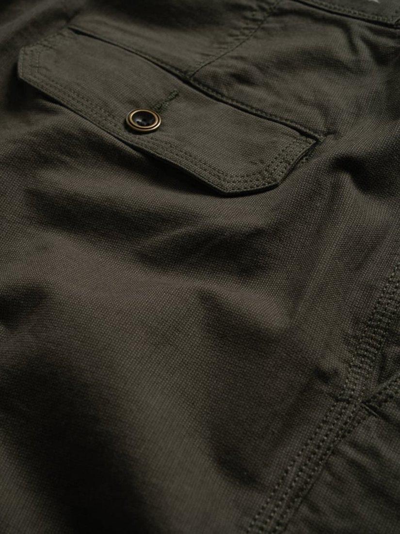 Product image 6 of 6, which shows Rodd & Gunn The Gunn Stretch Cotton 9" Bermuda Shorts, Forest, 28