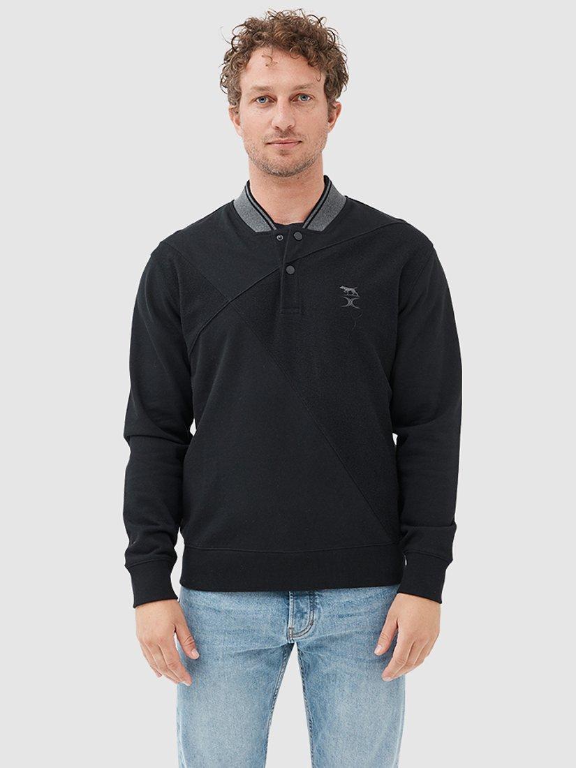Gilbert X Rodd & Gunn Trafalgar Jersey Jumper, Noir