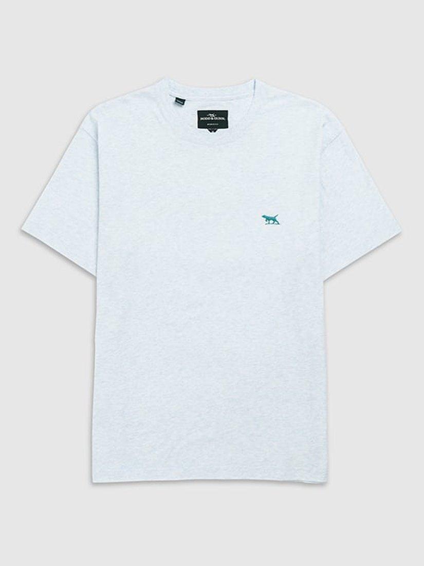 Product image 4 of 5, which shows Rodd & Gunn The Gunn Cotton Slim Fit Short Sleeve T-Shirt, Mist, XXS