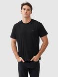 Rodd & Gunn The Gunn Cotton Slim Fit Short Sleeve T-Shirt, Liquorice