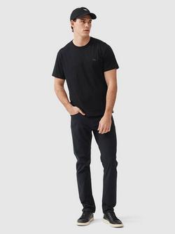 Rodd & Gunn The Gunn Cotton Slim Fit Short Sleeve T-Shirt - view 2, Liquorice