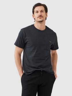 Rodd & Gunn The Gunn Cotton Slim Fit Short Sleeve T-Shirt, Charcoal