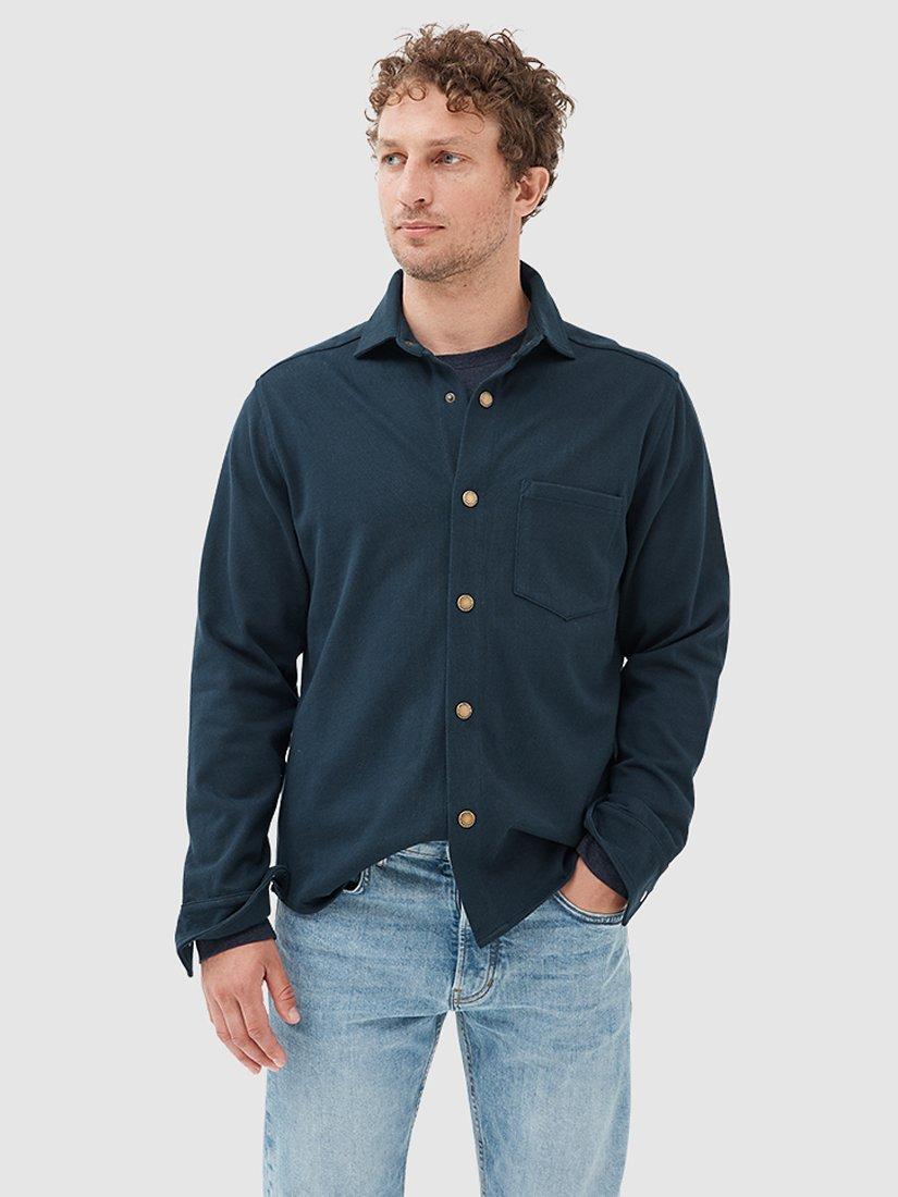 Gilbert X Rodd & Gunn Kingston Park Long Sleeve Rugby Shirt, Midnight