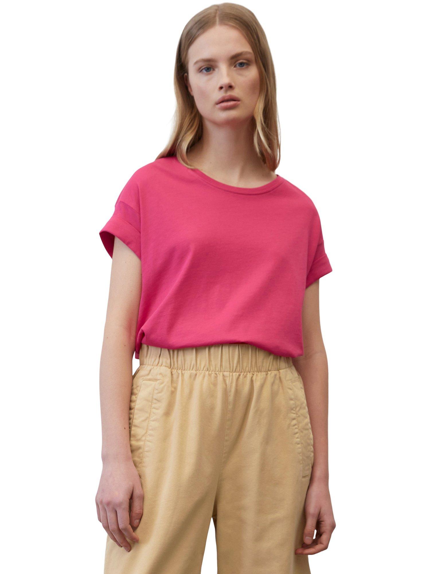 Marc O'Polo Cotton T-Shirt, Fresh Fuschia