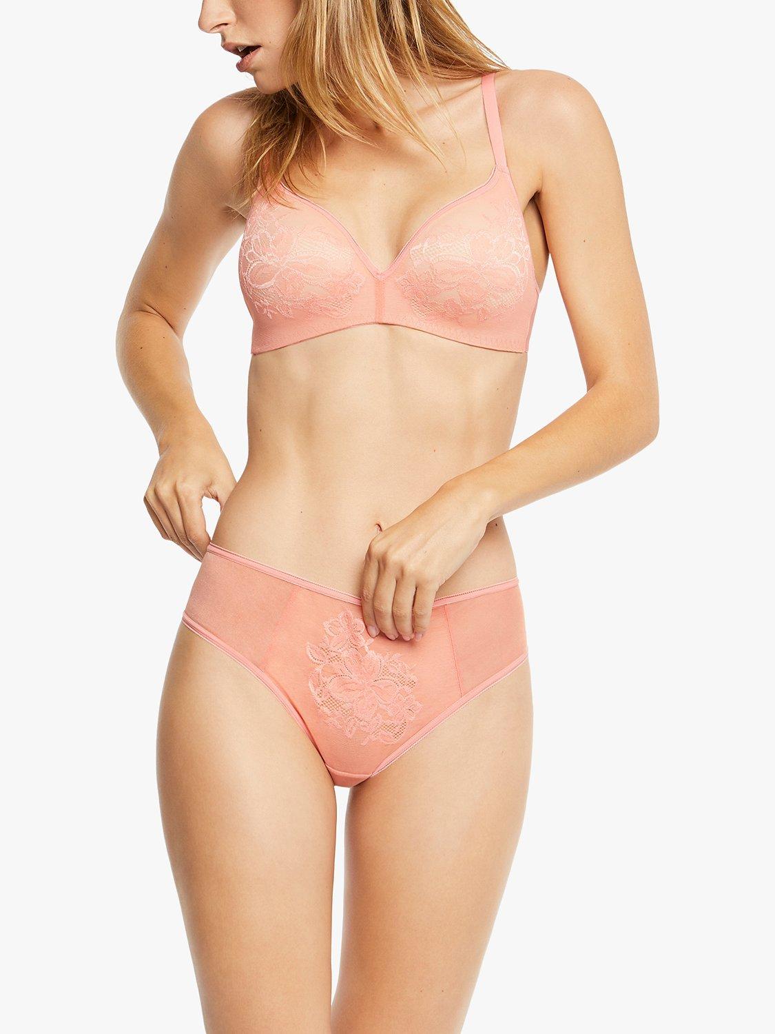 Product image 2 of 4, which shows Maison Lejaby Hypnotic Moulded Lace Triangle Bra, Melba, 28B