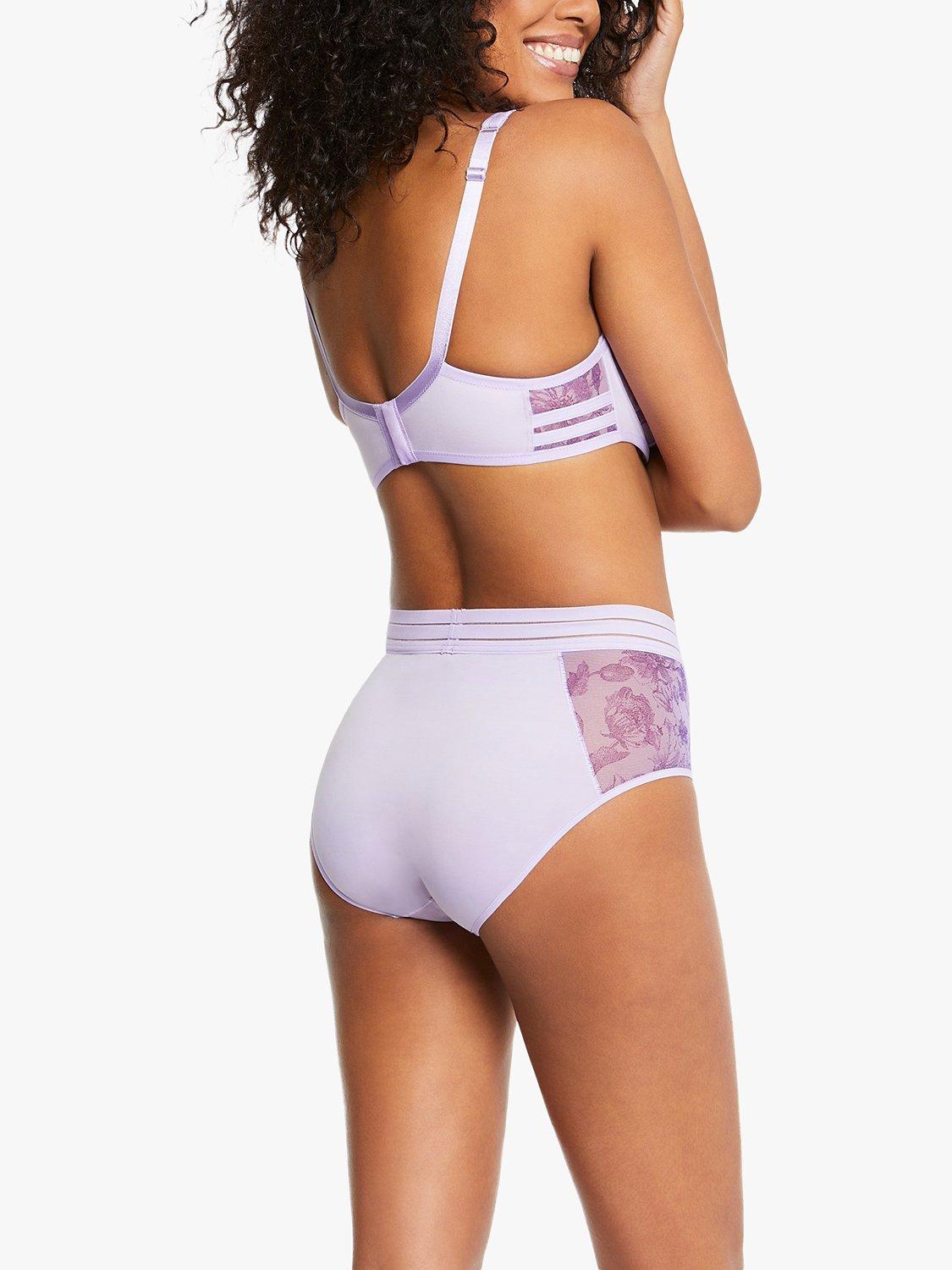 Product image 4 of 4, which shows Maison Lejaby Nufit Garden High Waisted Briefs, Gravure Pensee, XXXL