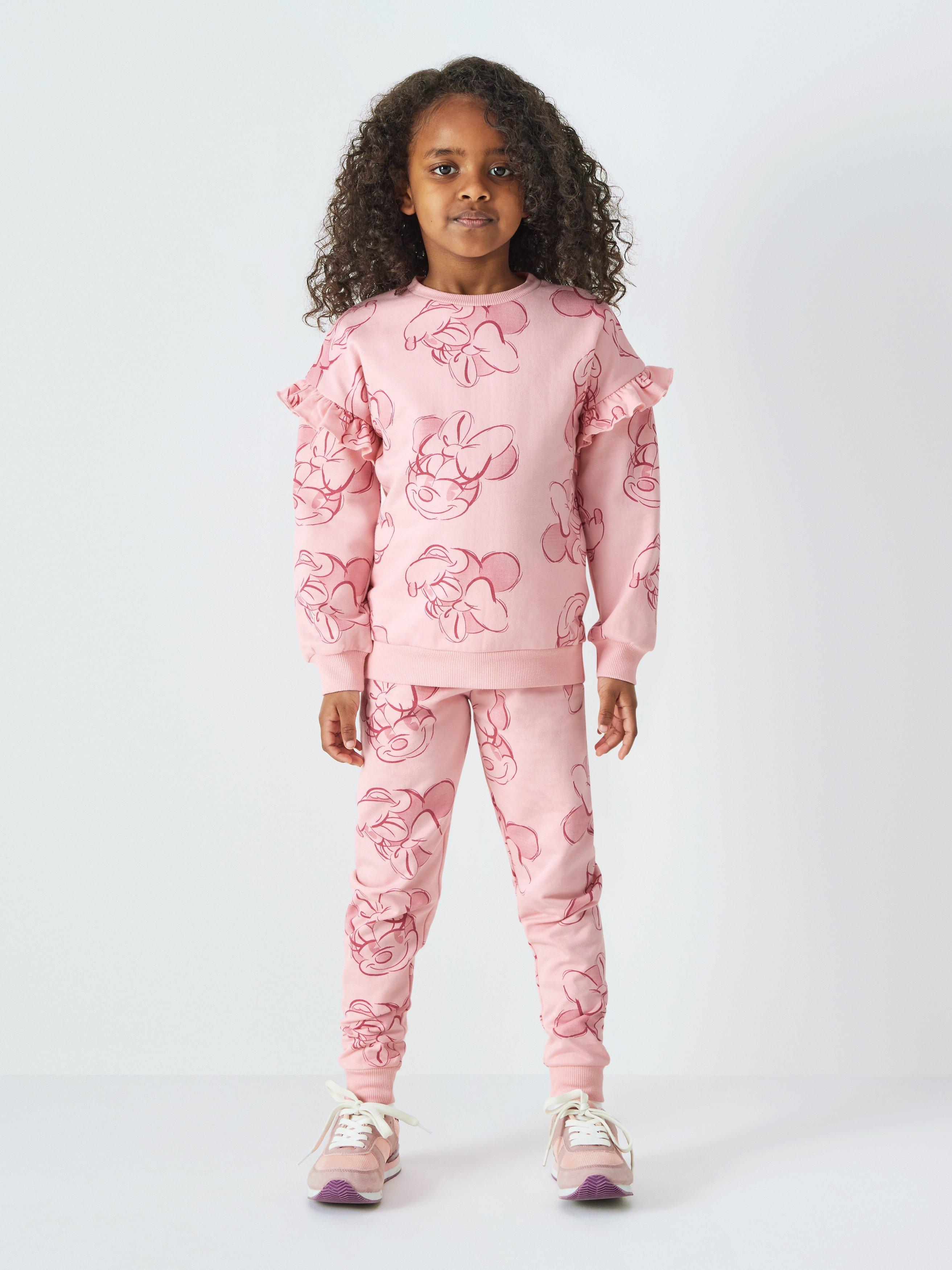 Brand Threads Kids' Disney Minnie Mouse Tracksuit, Pink