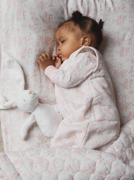The Little Tailor Baby 2.5 Tog Sleeping Bag - view 2, Pink Woodland