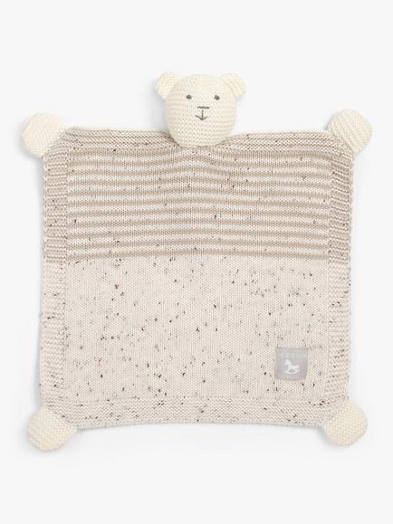 The Little Tailor Baby Teddy Comforter, Oatmeal, Oatmeal
