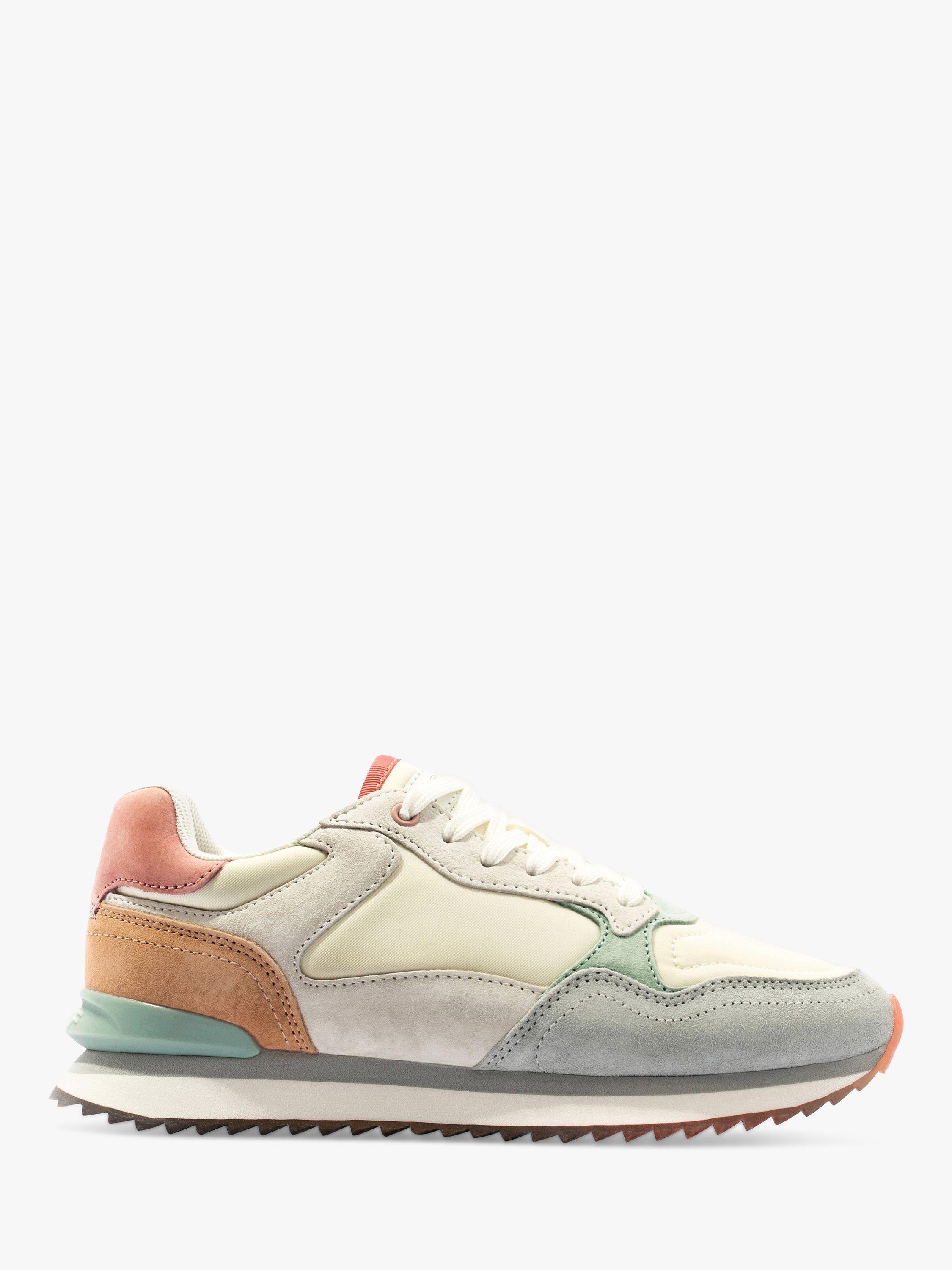 HOFF Rome Suede Lace Up Trainers, Multi