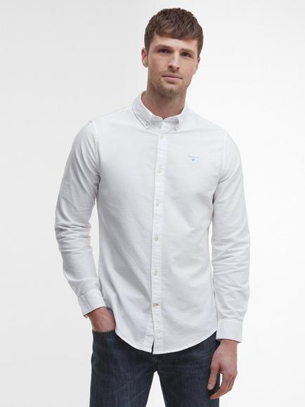 Barbour Tailored Fit Oxford Shirt, White