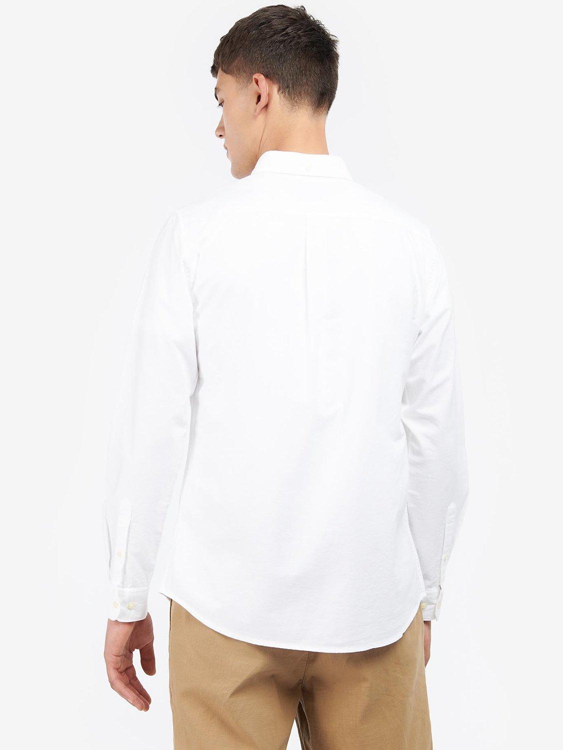 Product image 2 of 6, which shows Barbour Tailored Fit Oxford Shirt, White, S