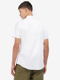 Barbour Oxford Cotton Short Sleeve Shirt - view 2, White